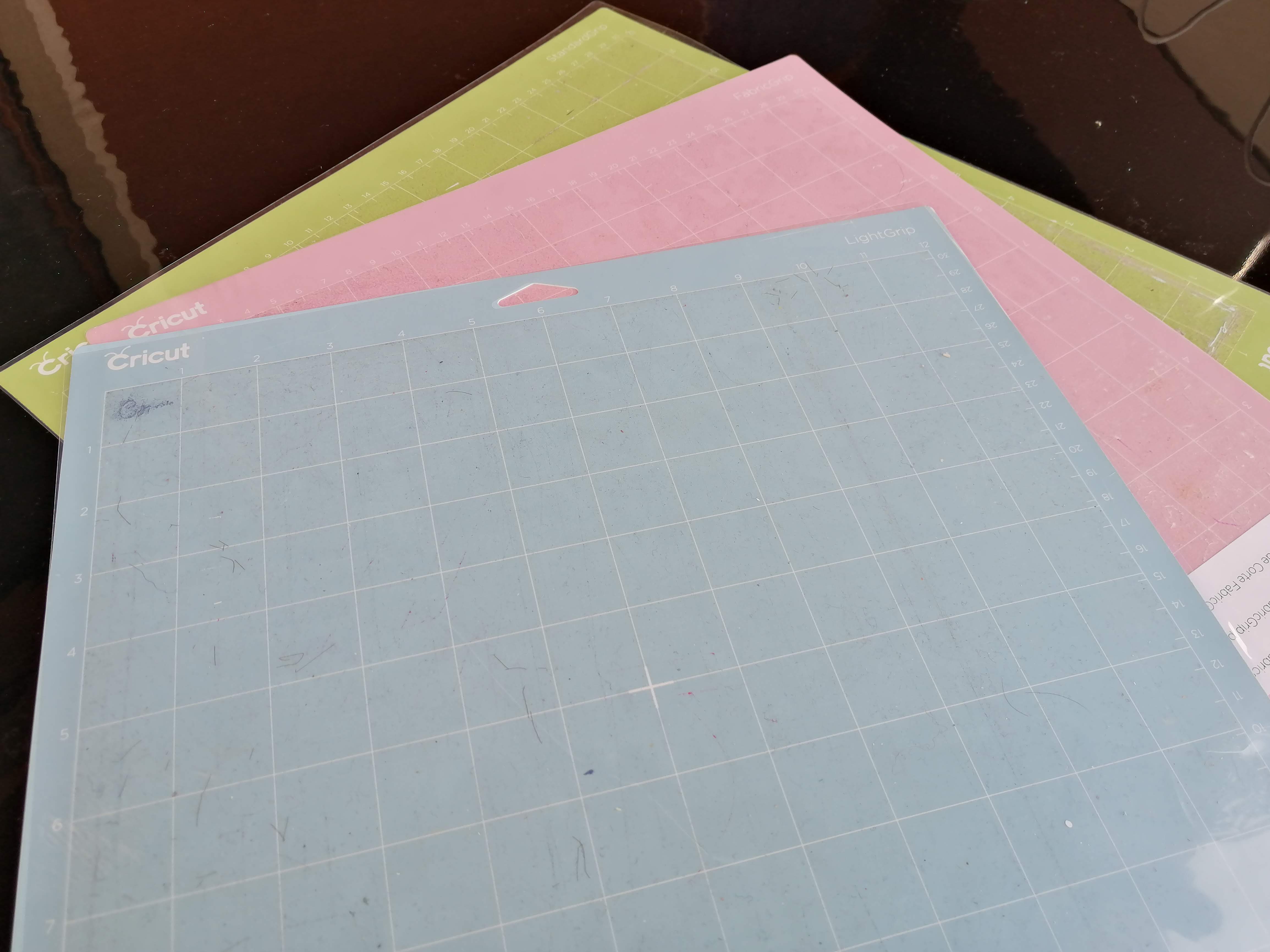 30,5 x 30,5 cm, 3tappetini WORKLION Tappetino da taglio FabricGrip per Cricut Explore One/Air/Air 2/Maker adesivo antiscivolo durevole tappetino per tessuto e pelle e feltro tappetino da taglio rosa 