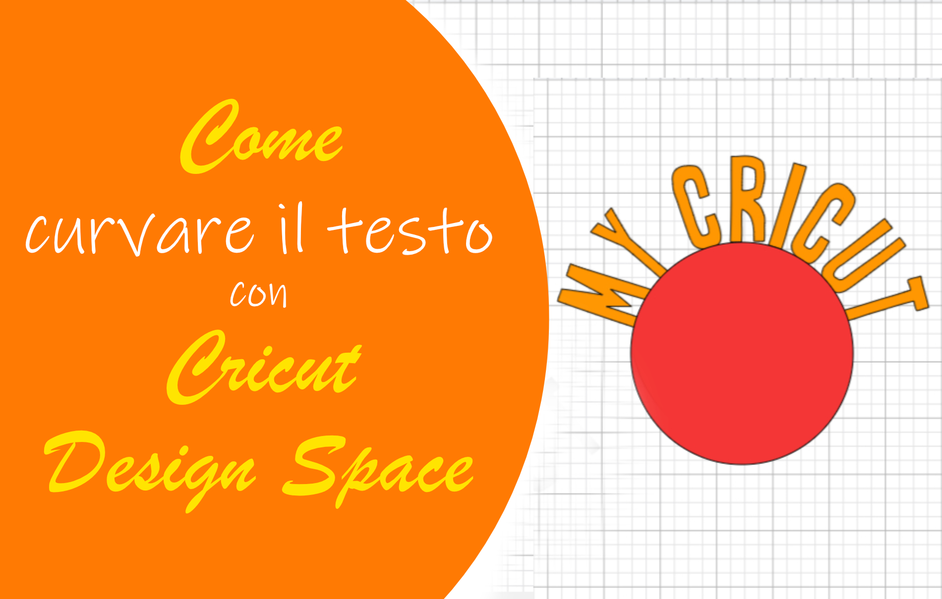 Curvare il testo con Cricut Design Space